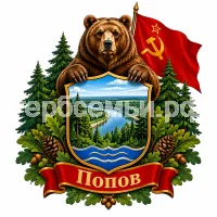 Герб семьи Попов