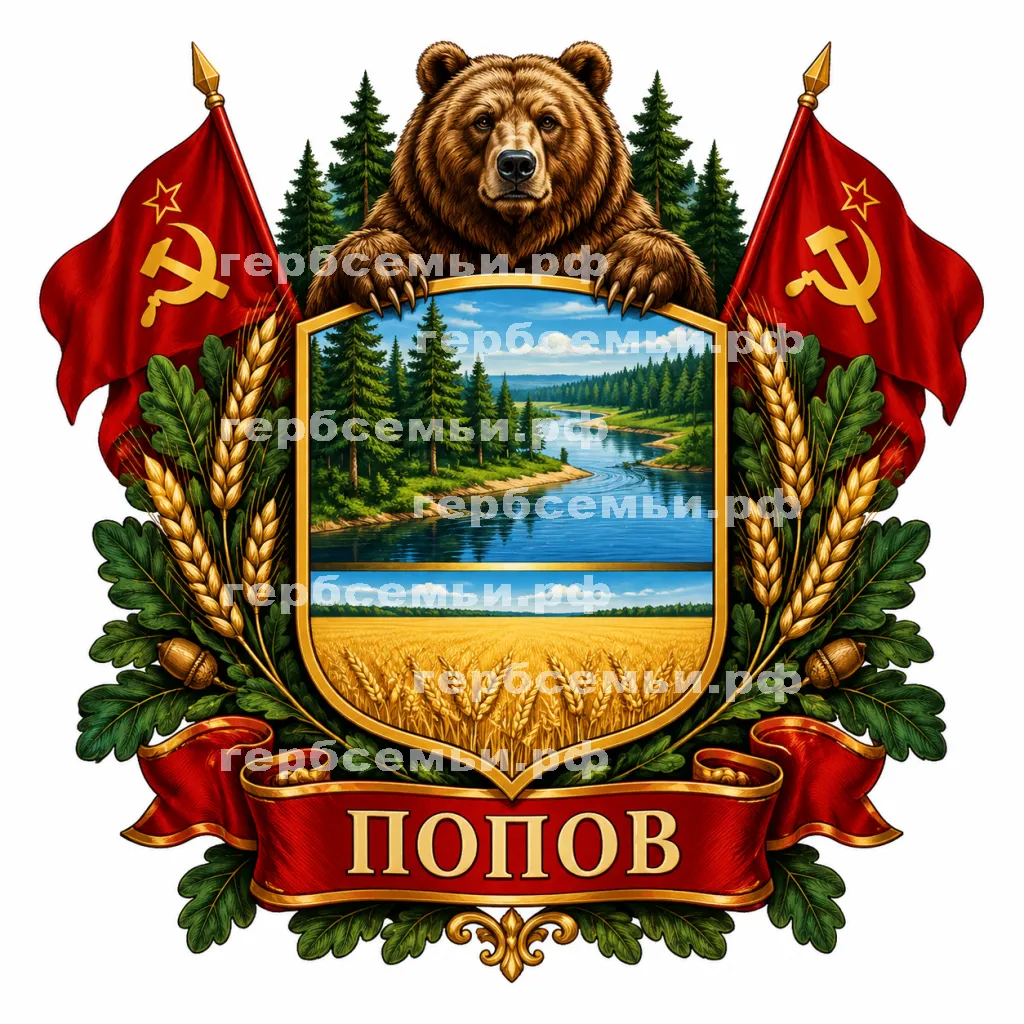 Герб семьи Попов #43618