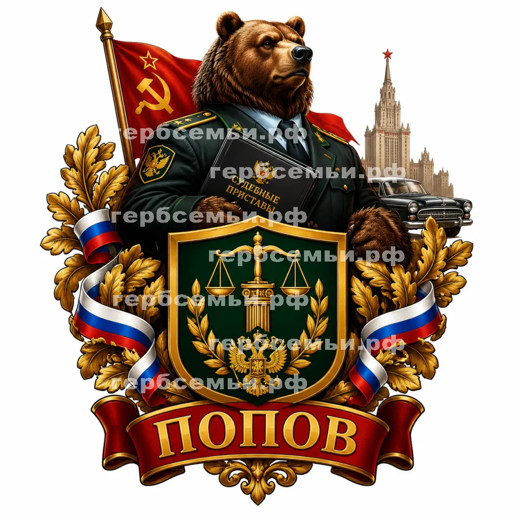 Герб семьи Попов #43619