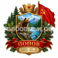 Гербы семьи Попов