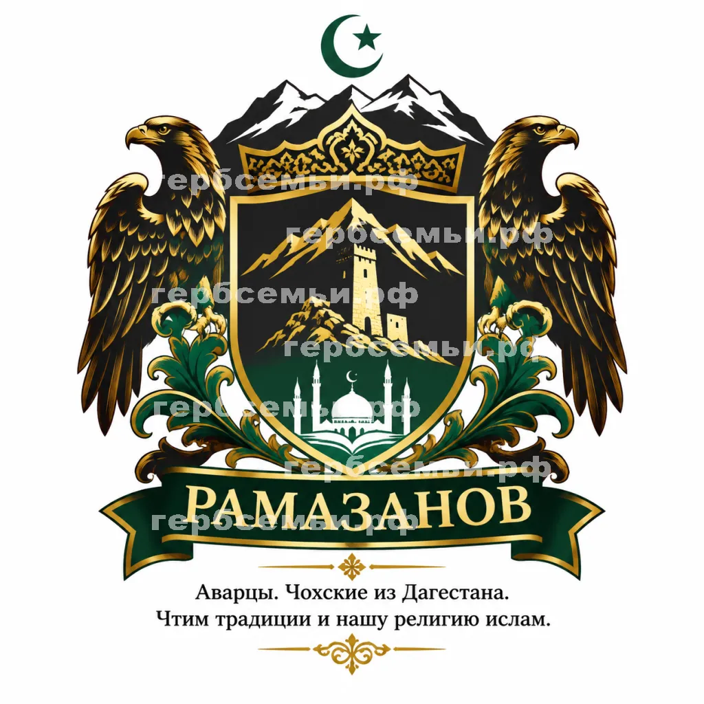 Герб семьи Рамазанов #42599