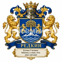 Герб семьи Редкин