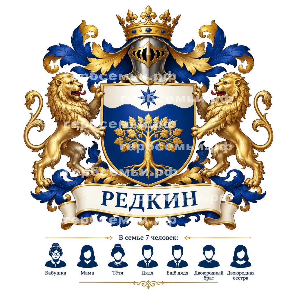 Герб семьи Редкин #42919