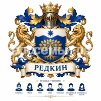 Герб семьи Редкин