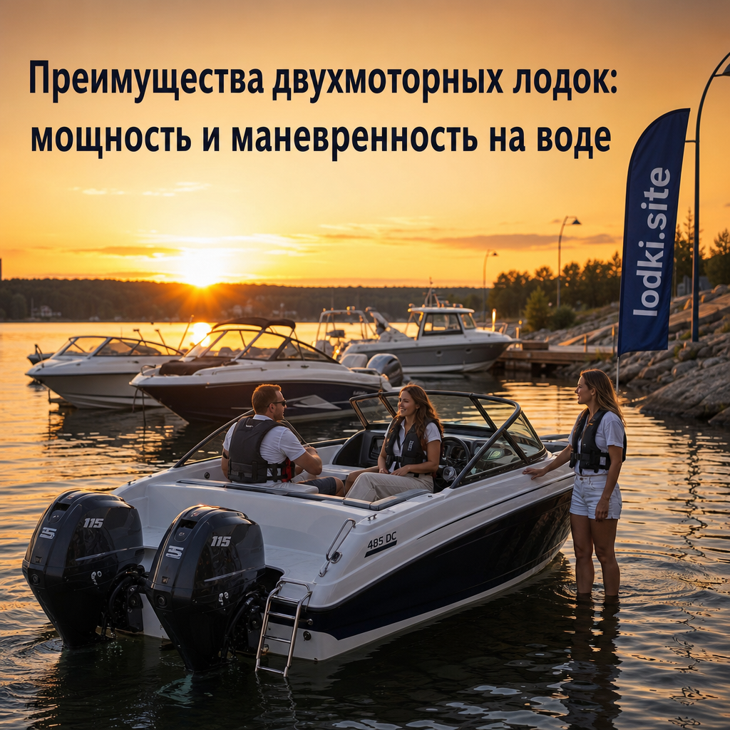 Преимущества двухмоторных лодок: мощность и маневренность на воде