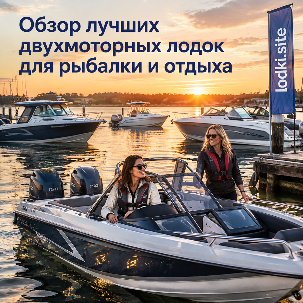 Обзор лучших двухмоторных лодок для рыбалки и отдыха