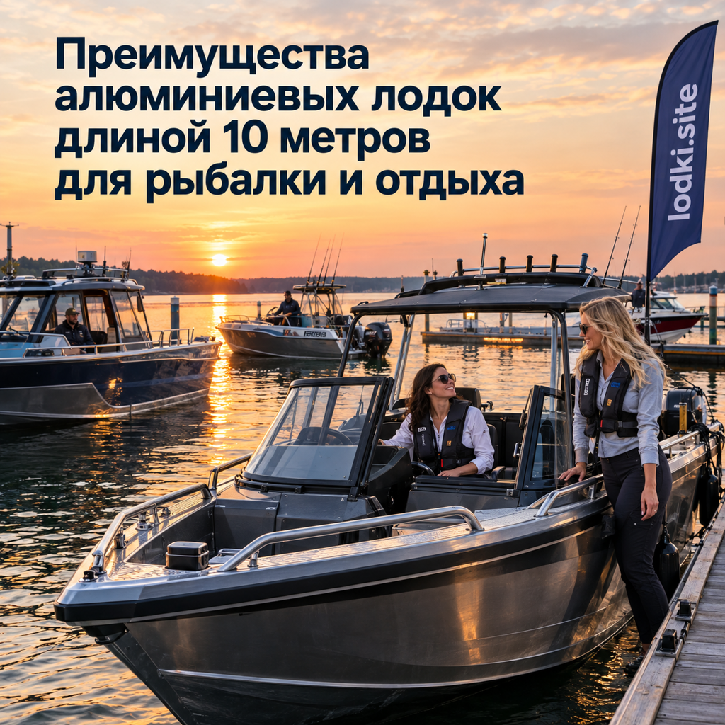 Преимущества алюминиевых лодок длиной 10 метров для рыбалки и отдыха