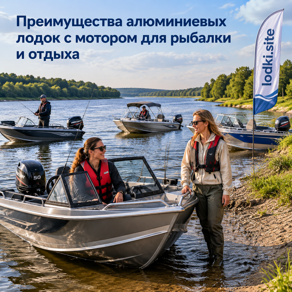 Преимущества алюминиевых лодок с мотором для рыбалки и отдыха