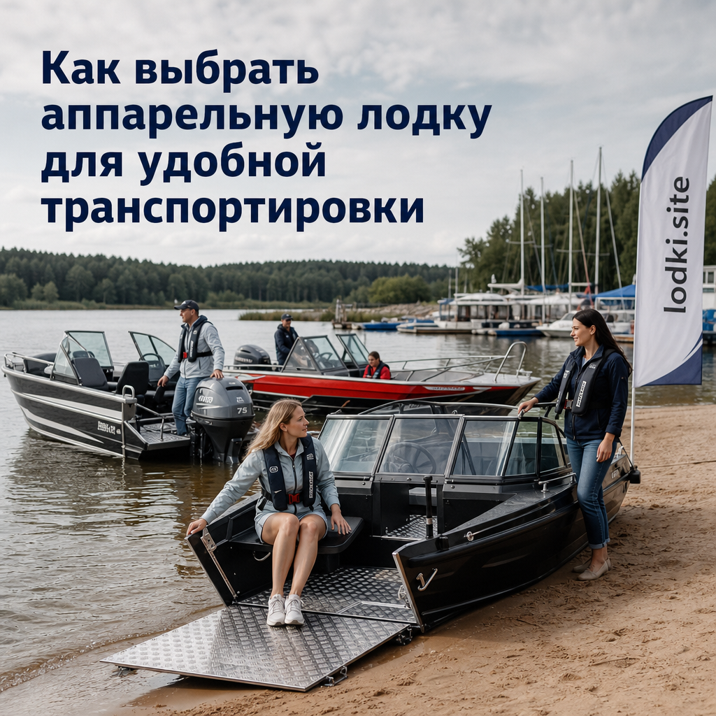 Как выбрать аппарельную лодку для удобной транспортировки