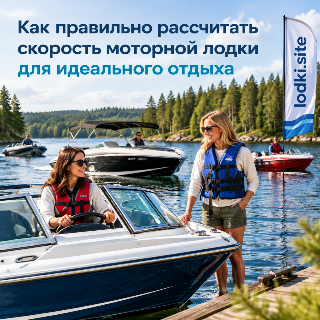 Как правильно рассчитать скорость моторной лодки для идеального отдыха
