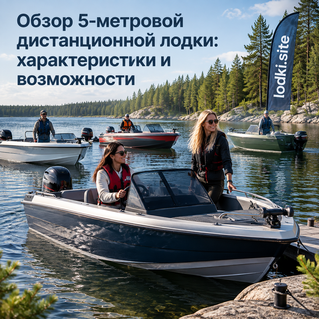 Обзор 5-метровой дистанционной лодки: характеристики и возможности