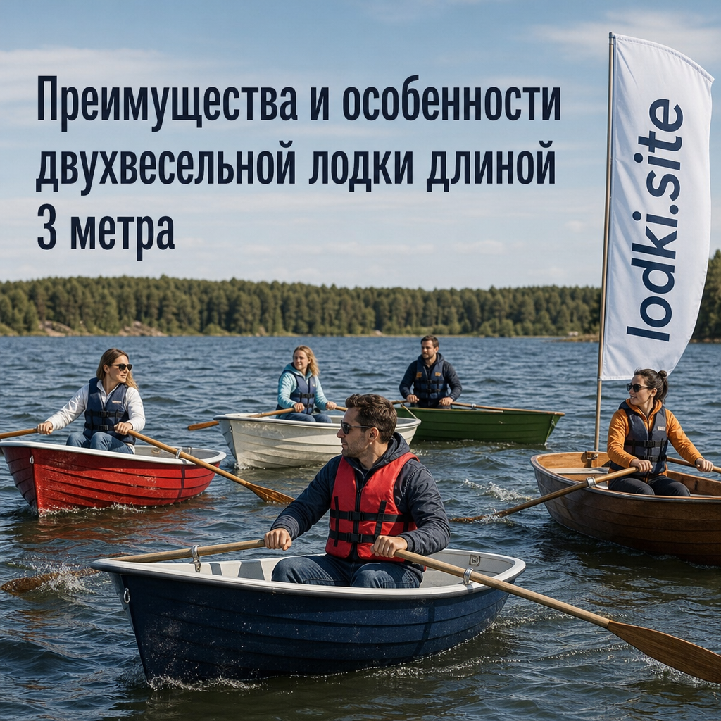 Преимущества и особенности двухвесельной лодки длиной 3 метра
