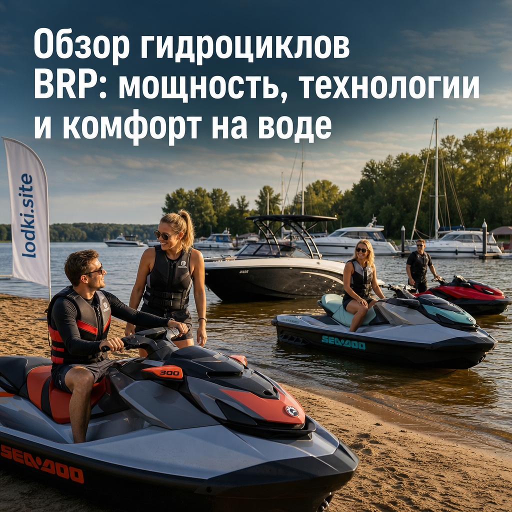 Обзор гидроциклов BRP: мощность, технологии и комфорт на воде
