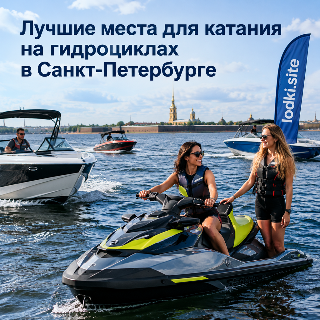 Лучшие места для катания на гидроциклах в Санкт-Петербурге