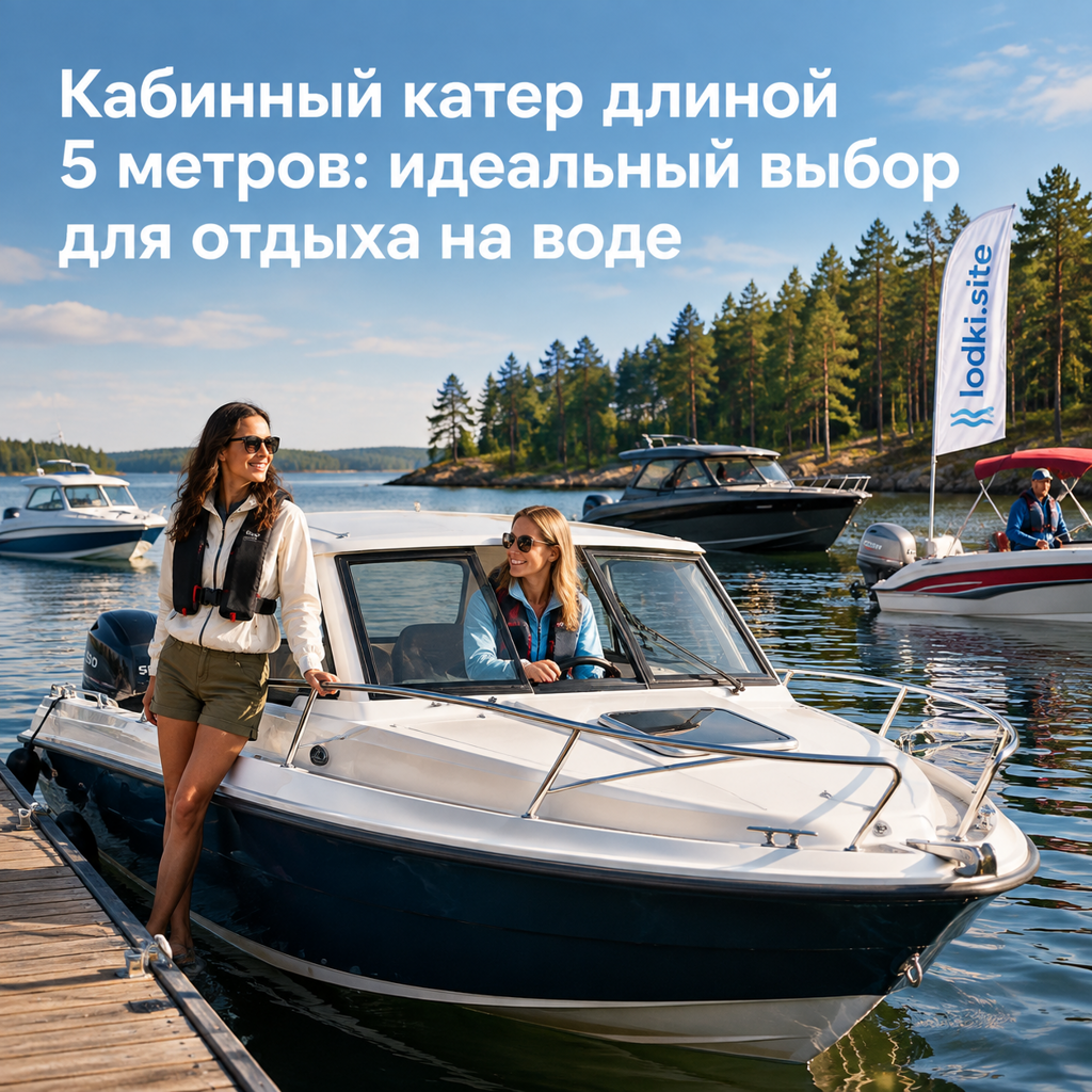 Кабинный катер длиной 5 метров: идеальный выбор для отдыха на воде