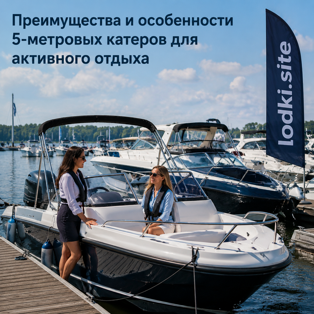 Преимущества и особенности 5-метровых катеров для активного отдыха