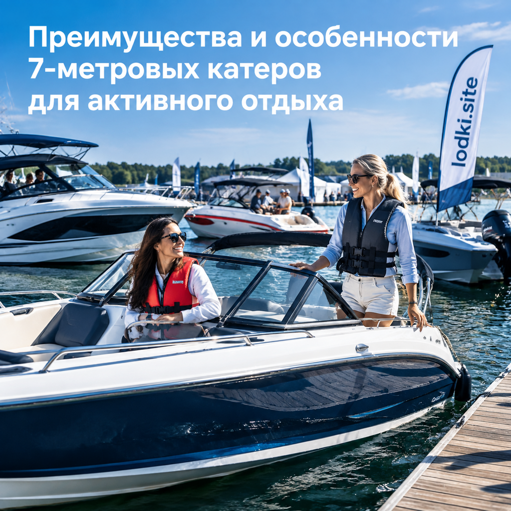 Преимущества и особенности 7-метровых катеров для активного отдыха