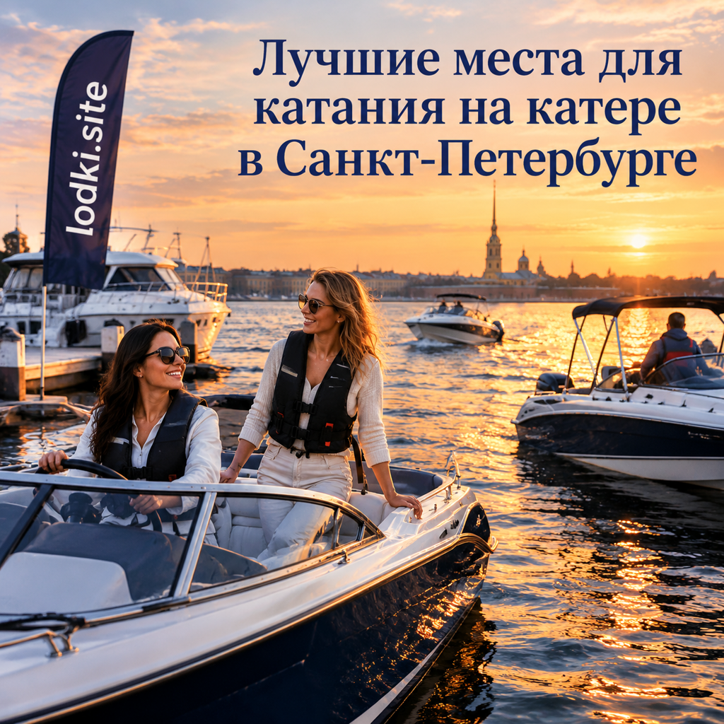 Лучшие места для катания на катере в Санкт-Петербурге