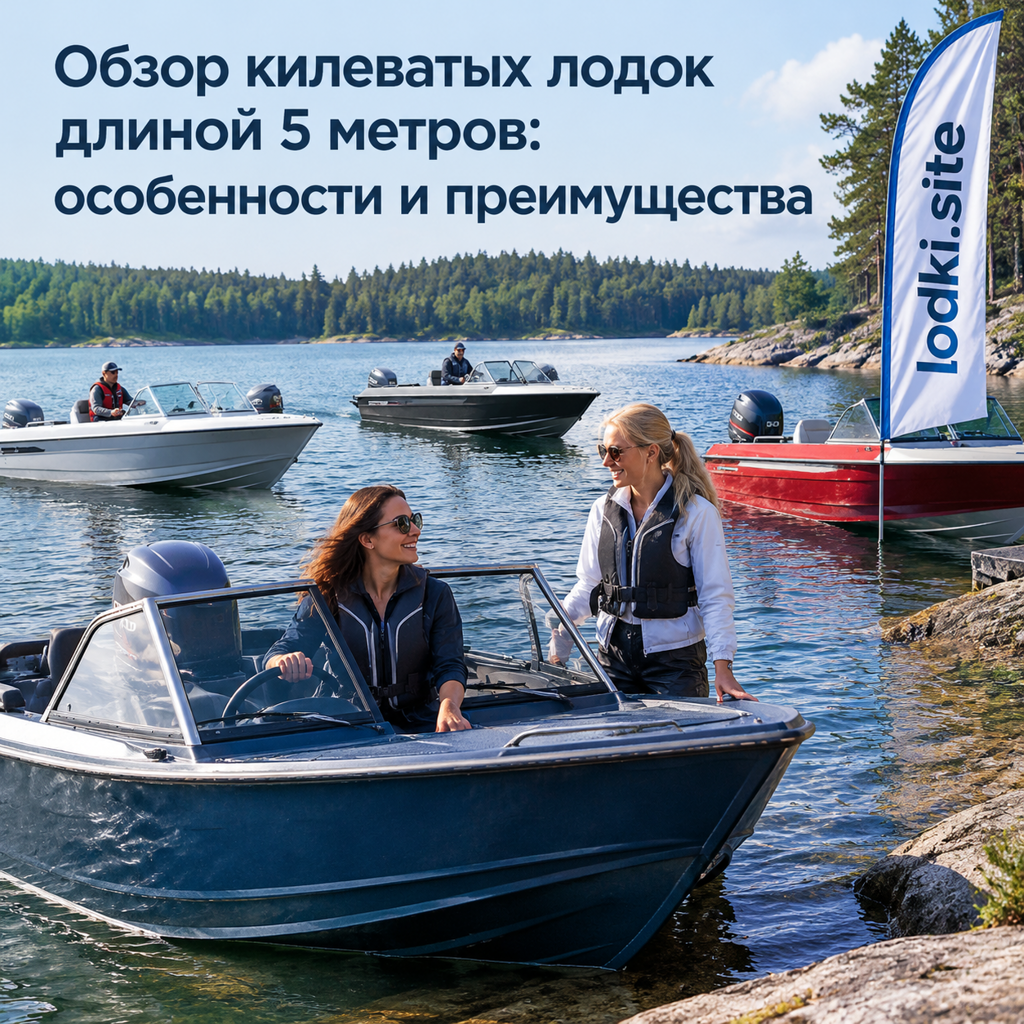 Обзор килеватых лодок длиной 5 метров: особенности и преимущества