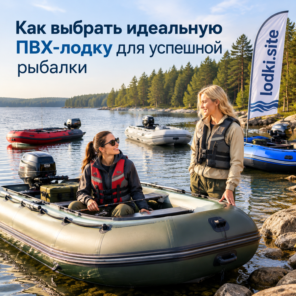Как выбрать идеальную ПВХ-лодку для успешной рыбалки