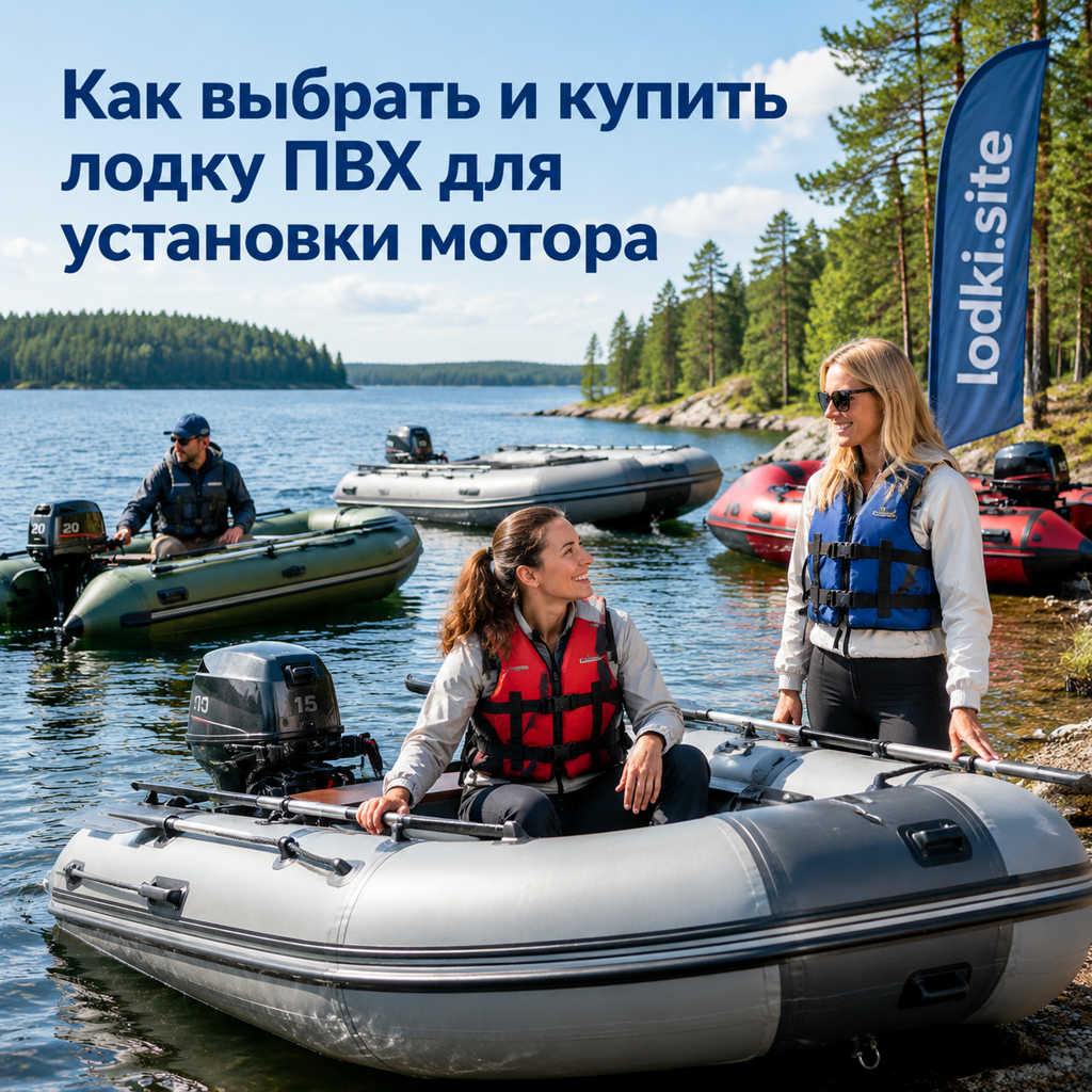 Как выбрать и купить лодку ПВХ для установки мотора