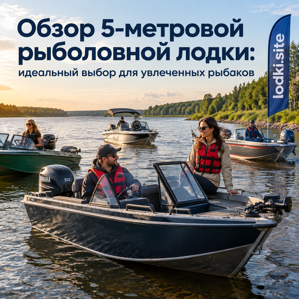 Обзор 5-метровой рыболовной лодки: идеальный выбор для увлеченных рыбаков