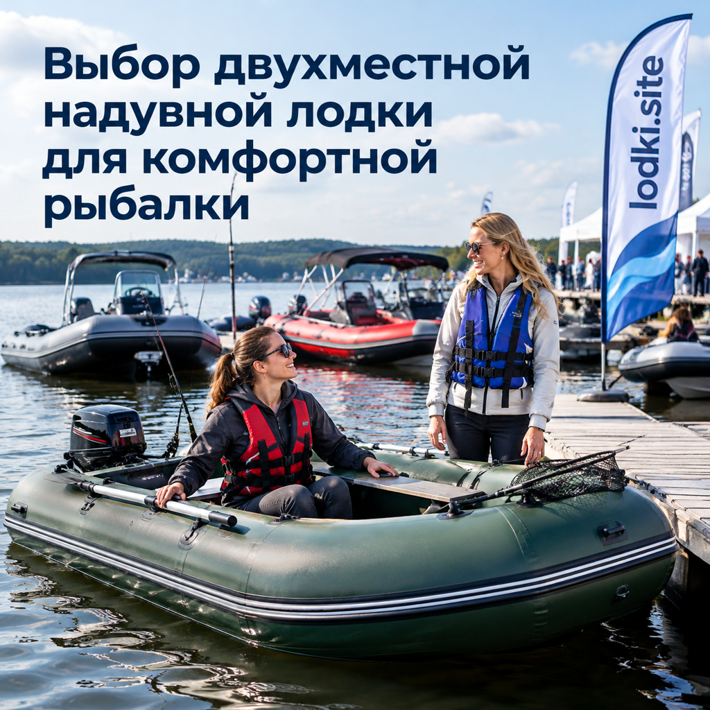 Выбор двухместной надувной лодки для комфортной рыбалки