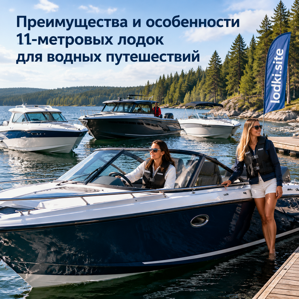 Преимущества и особенности 11-метровых лодок для водных путешествий