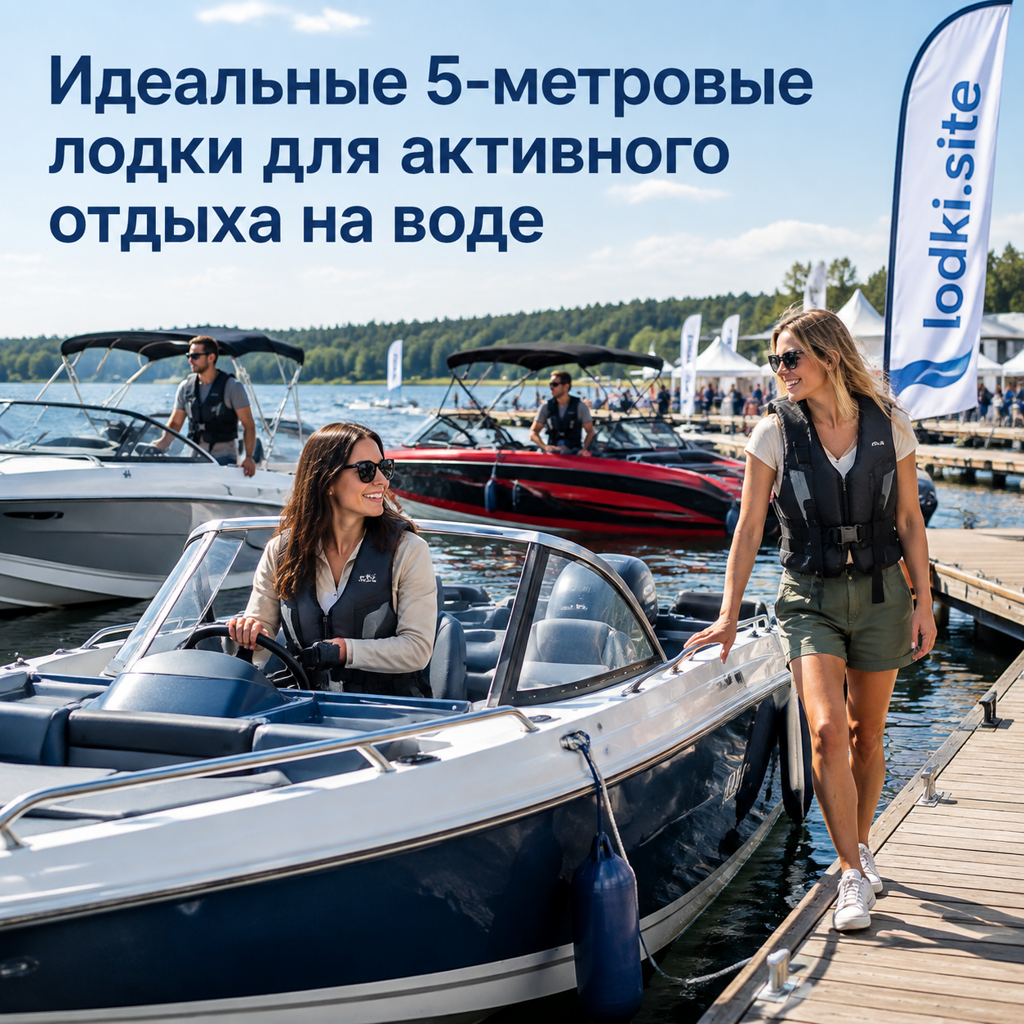 Идеальные 5-метровые лодки для активного отдыха на воде