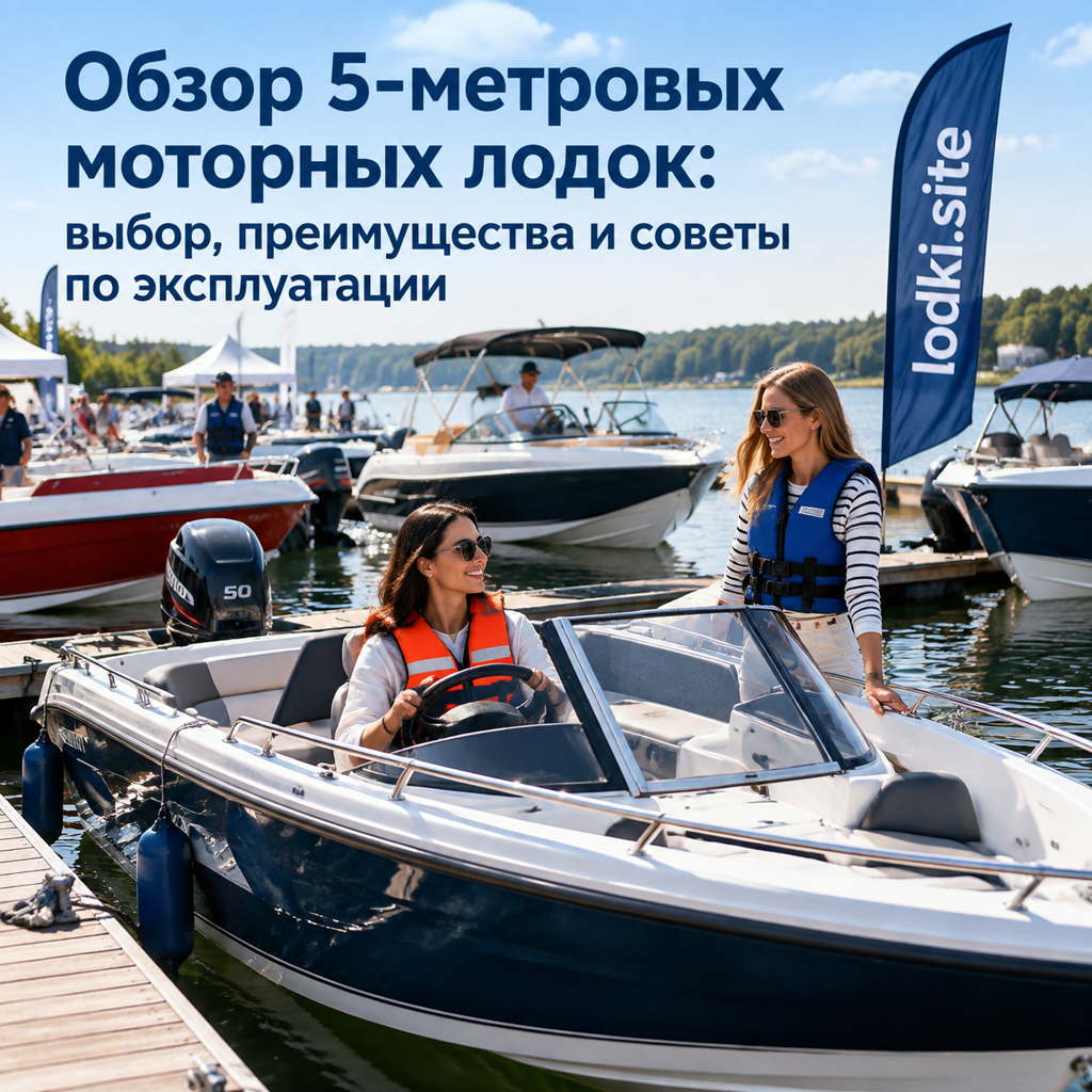 Обзор 5-метровых моторных лодок: выбор, преимущества и советы по эксплуатации
