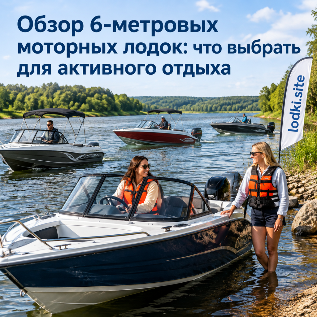 Обзор 6-метровых моторных лодок: что выбрать для активного отдыха