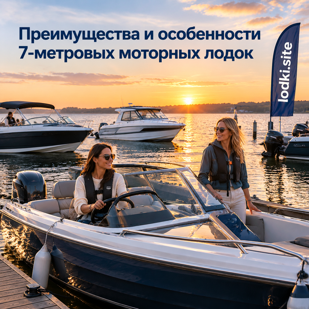 Преимущества и особенности 7-метровых моторных лодок