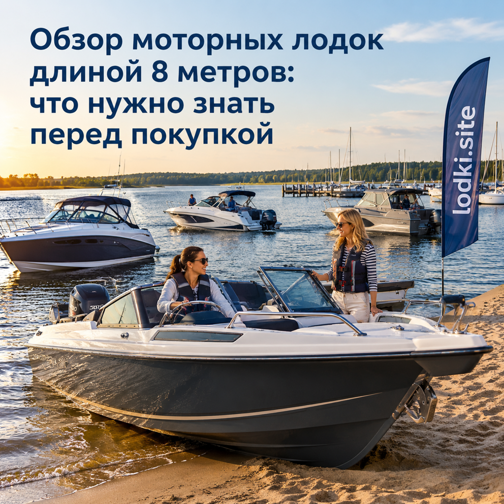 Обзор моторных лодок длиной 8 метров: что нужно знать перед покупкой