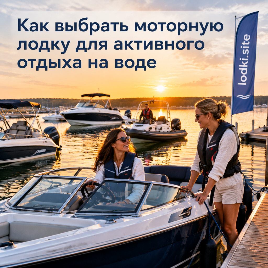 Как выбрать моторную лодку для активного отдыха на воде