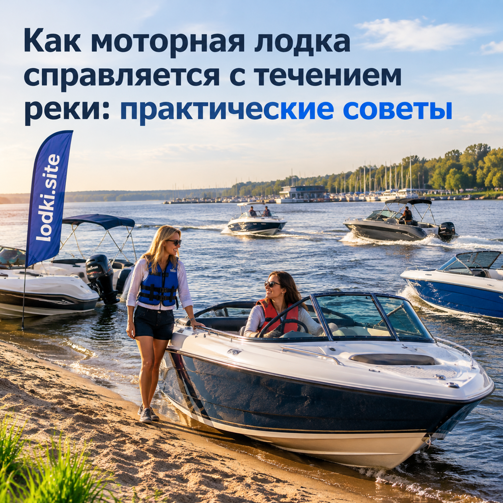 Как моторная лодка справляется с течением реки: практические советы