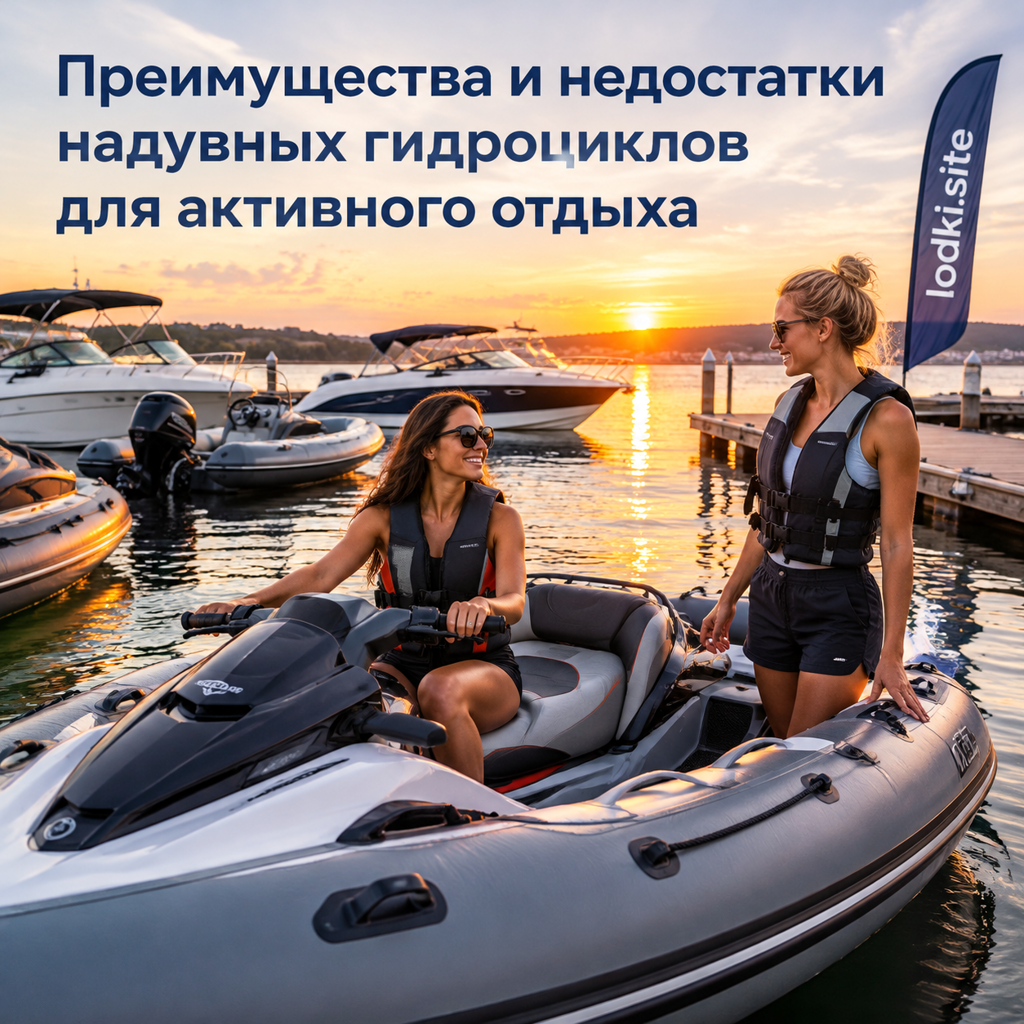 Преимущества и недостатки надувных гидроциклов для активного отдыха