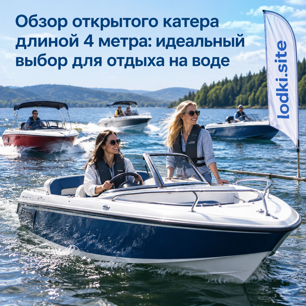 Обзор открытого катера длиной 4 метра: идеальный выбор для отдыха на воде