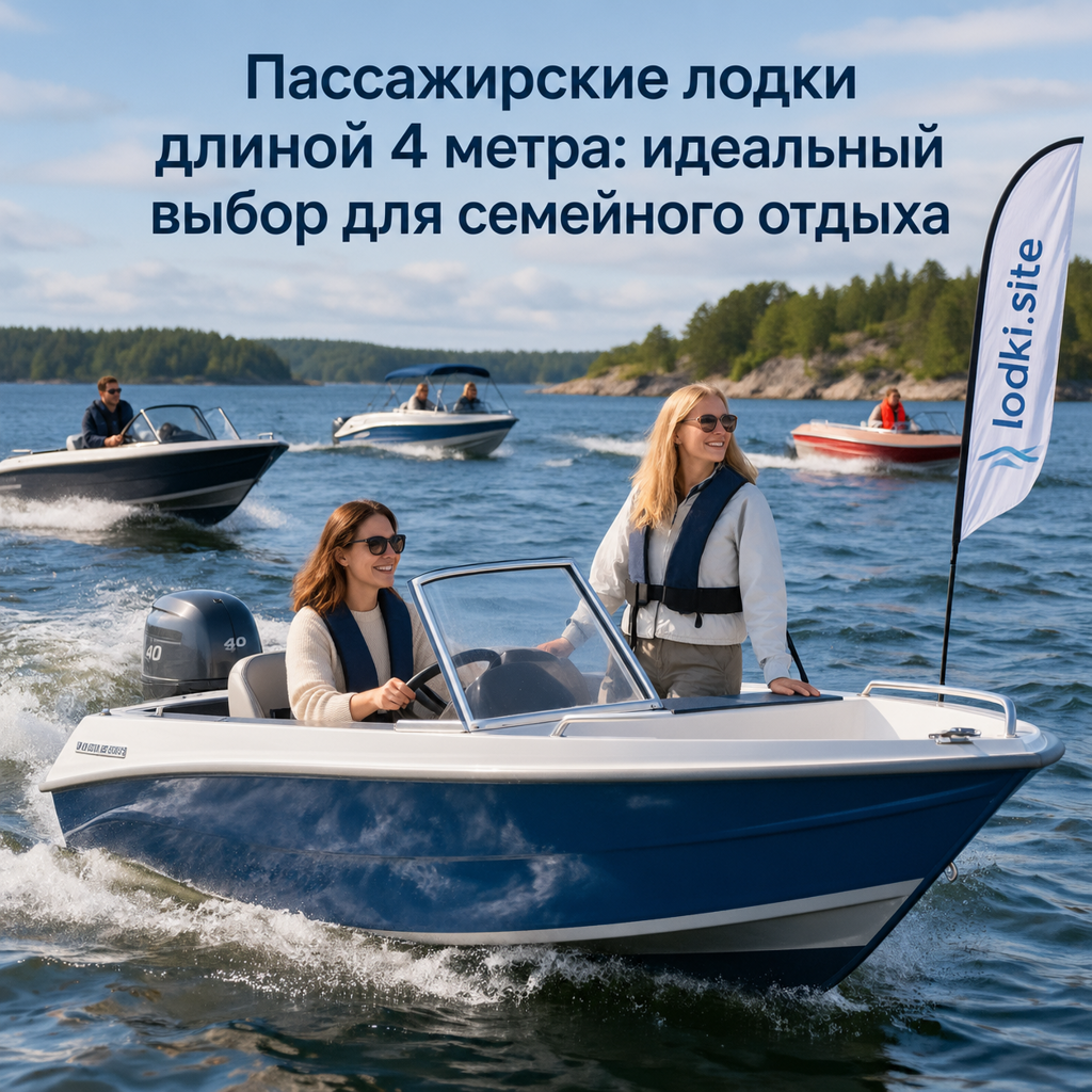 Пассажирские лодки длиной 4 метра: идеальный выбор для семейного отдыха