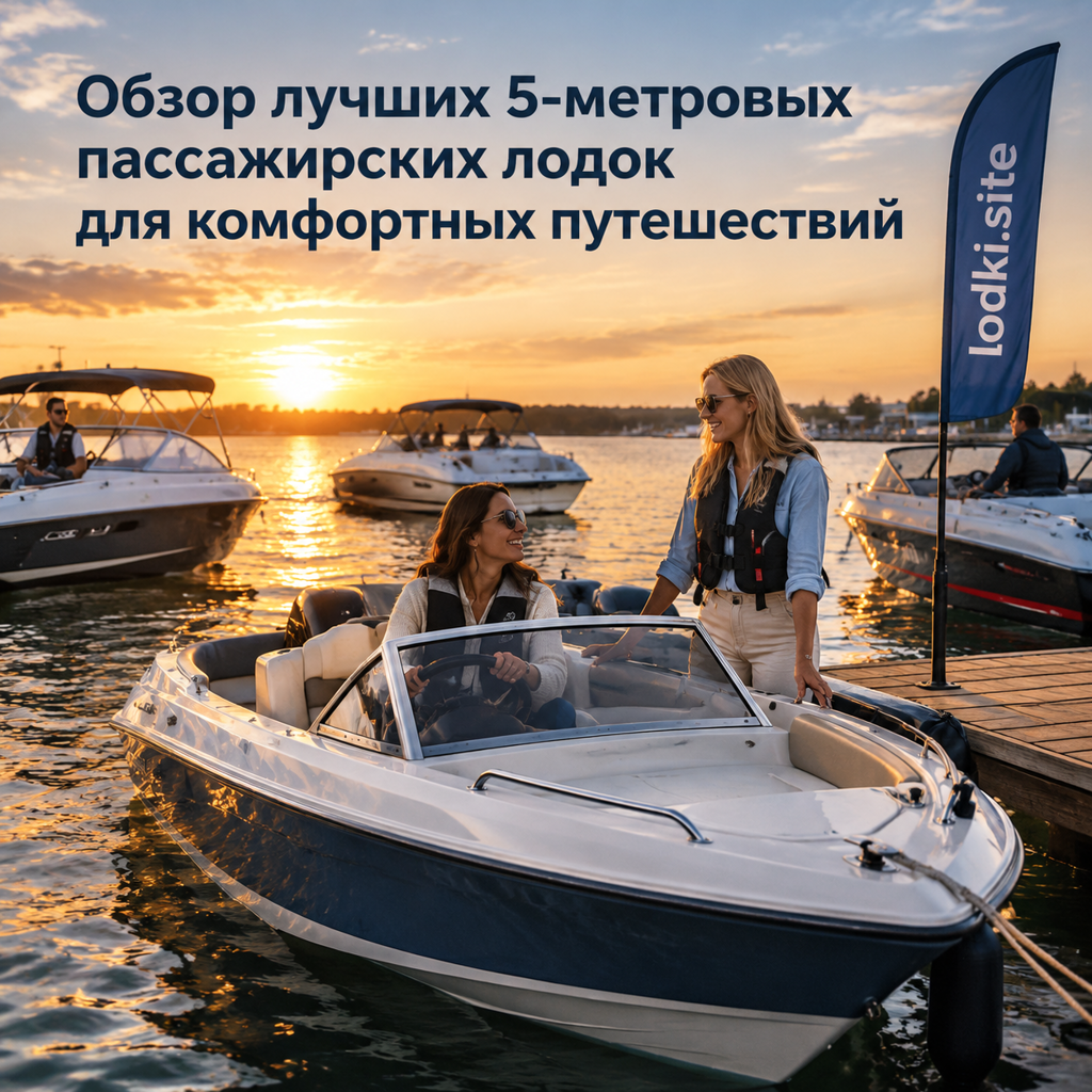 Обзор лучших 5-метровых пассажирских лодок для комфортных путешествий