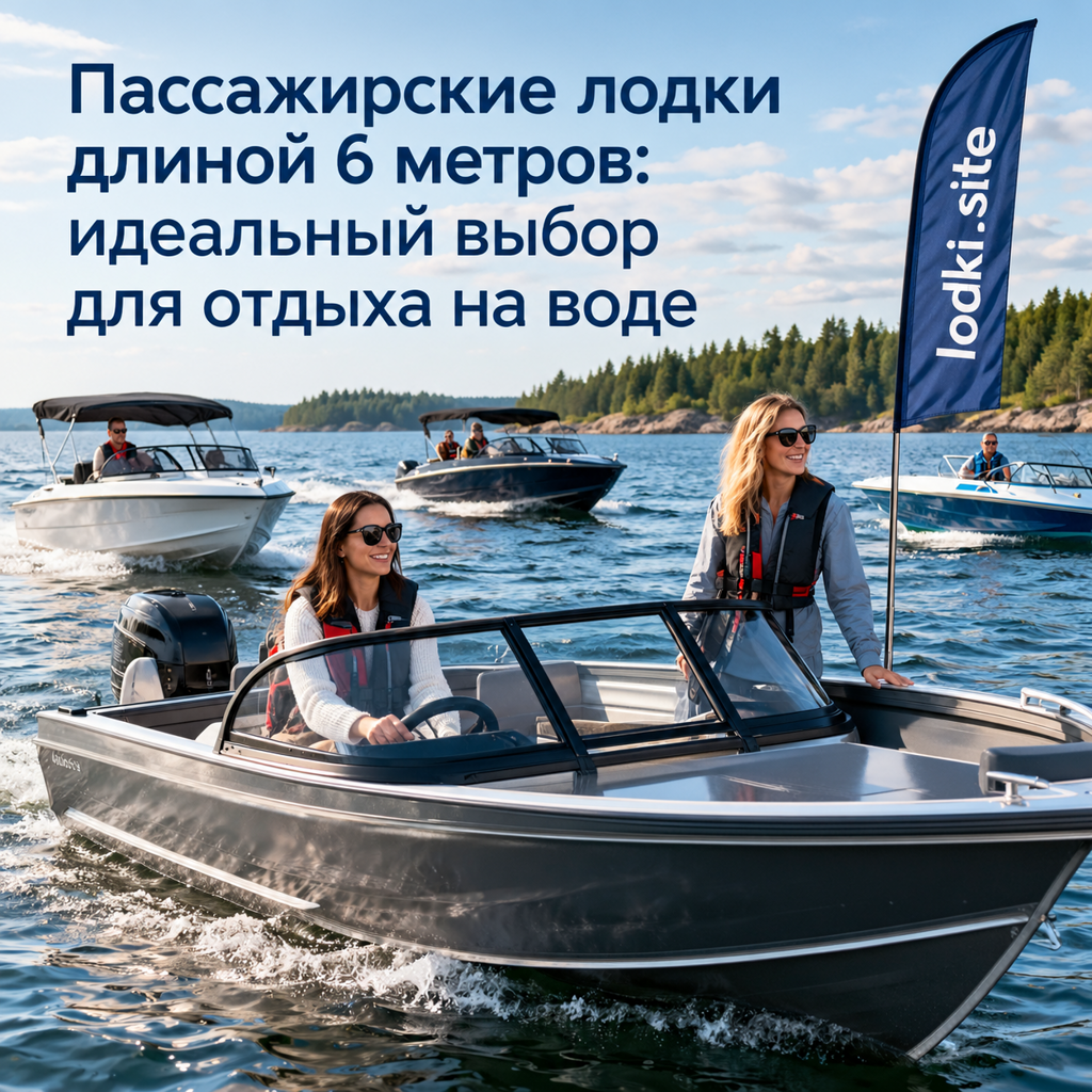 Пассажирские лодки длиной 6 метров: идеальный выбор для отдыха на воде