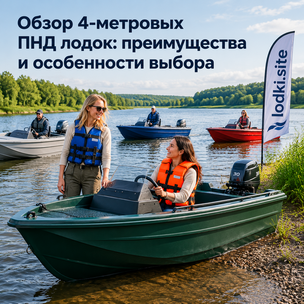 Обзор 4-метровых ПНД лодок: преимущества и особенности выбора