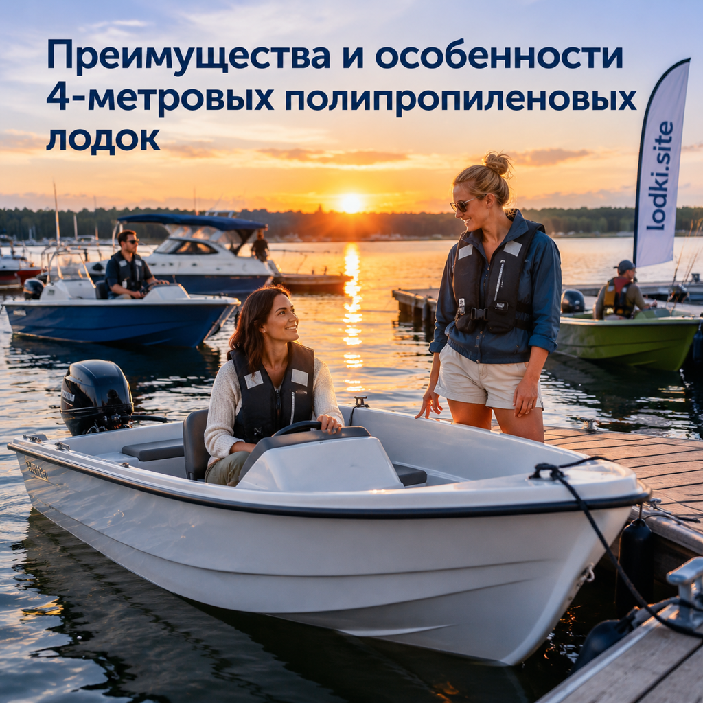 Преимущества и особенности 4-метровых полипропиленовых лодок