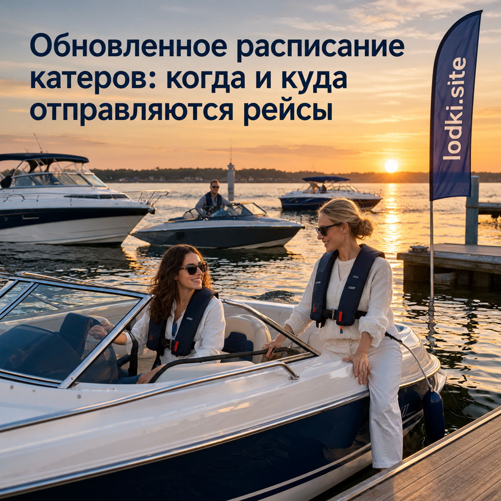 Обновленное расписание катеров: когда и куда отправляются рейсы