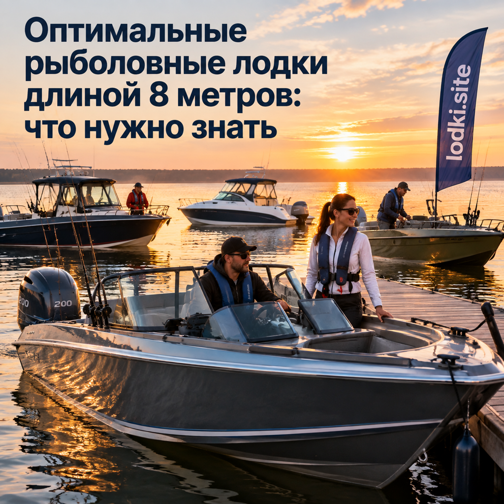 Оптимальные рыболовные лодки длиной 8 метров: что нужно знать
