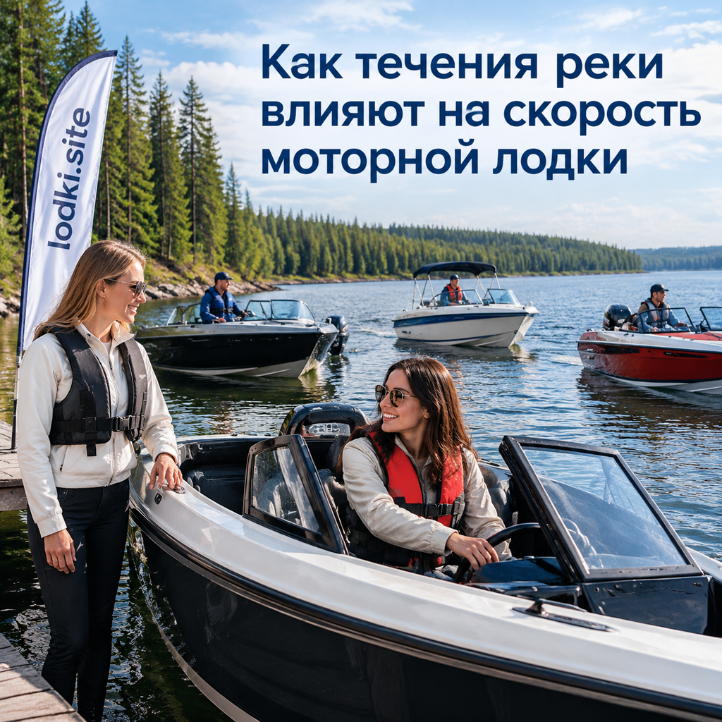 Как течения реки влияют на скорость моторной лодки