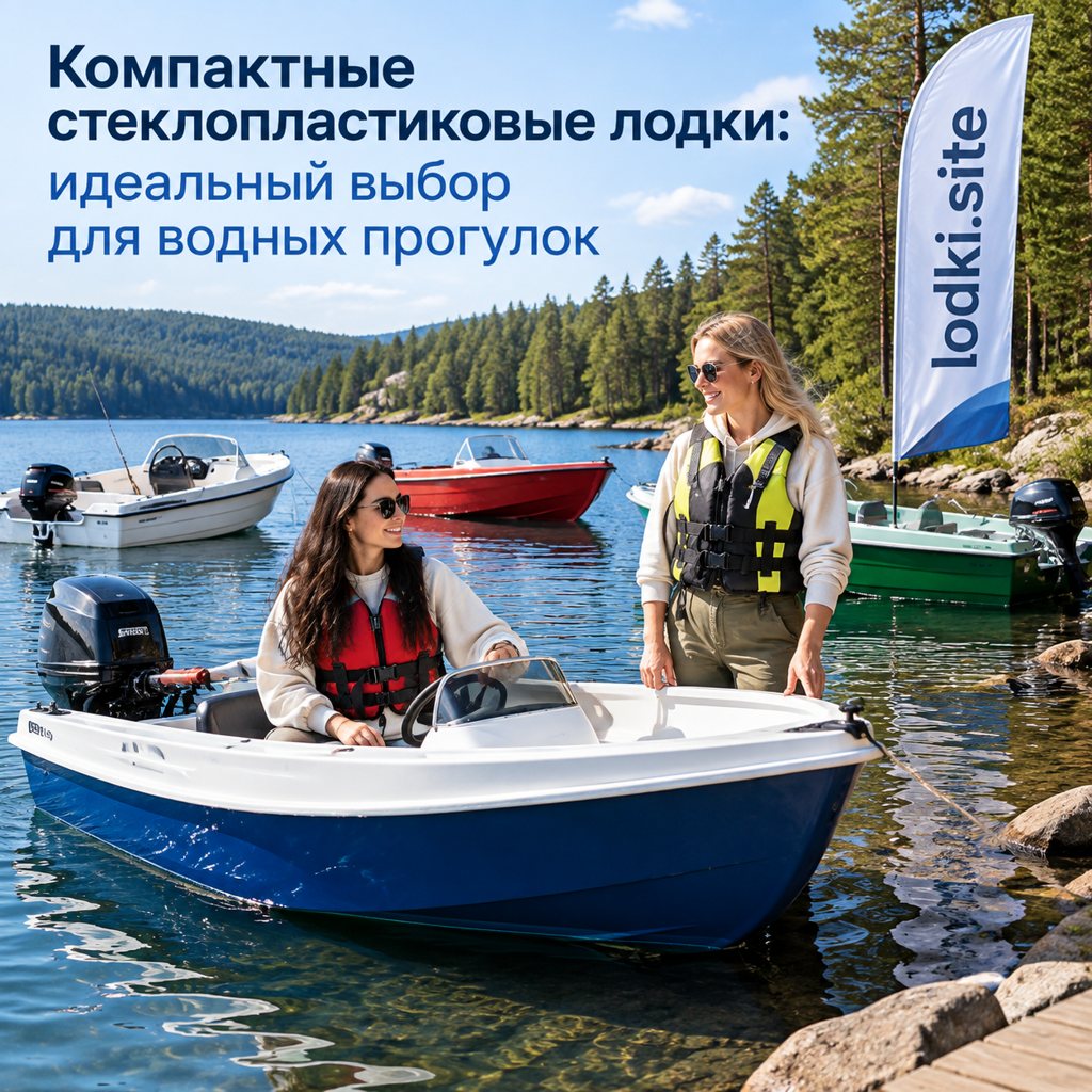 Компактные стеклопластиковые лодки: идеальный выбор для водных прогулок