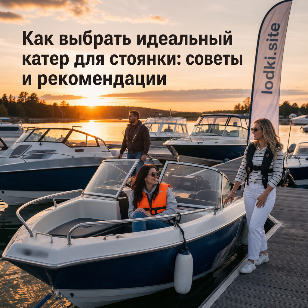 Как выбрать идеальный катер для стоянки: советы и рекомендации