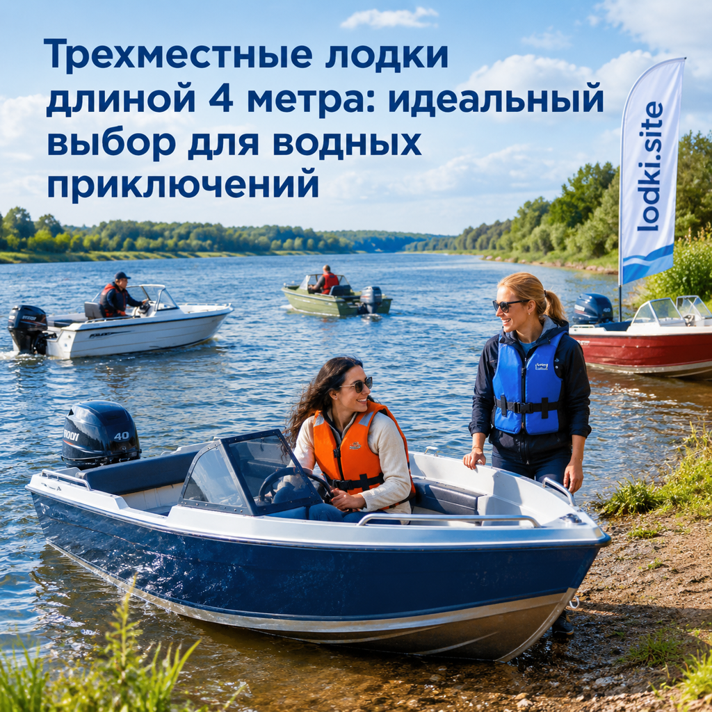 Трехместные лодки длиной 4 метра: идеальный выбор для водных приключений