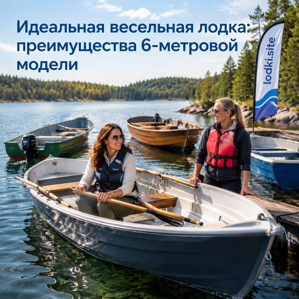 Идеальная весельная лодка: преимущества 6-метровой модели