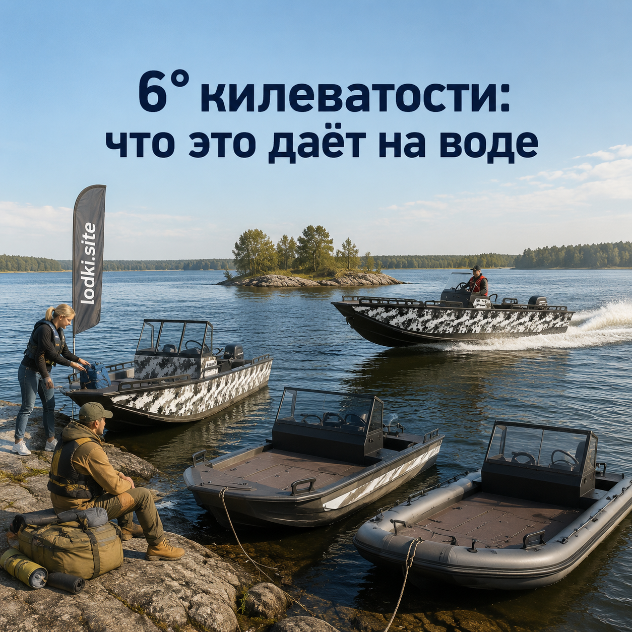 6° килеватости: что это даёт на воде